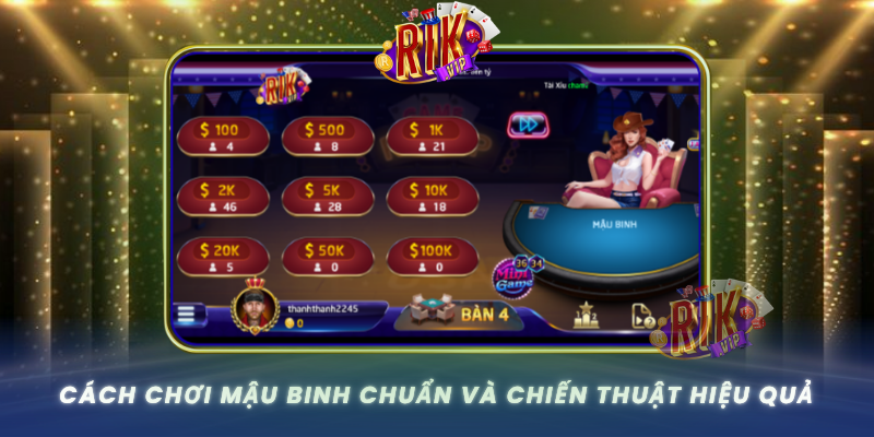Cach Choi Mau Binh Chuan Va Chien Thuat Hieu Qua