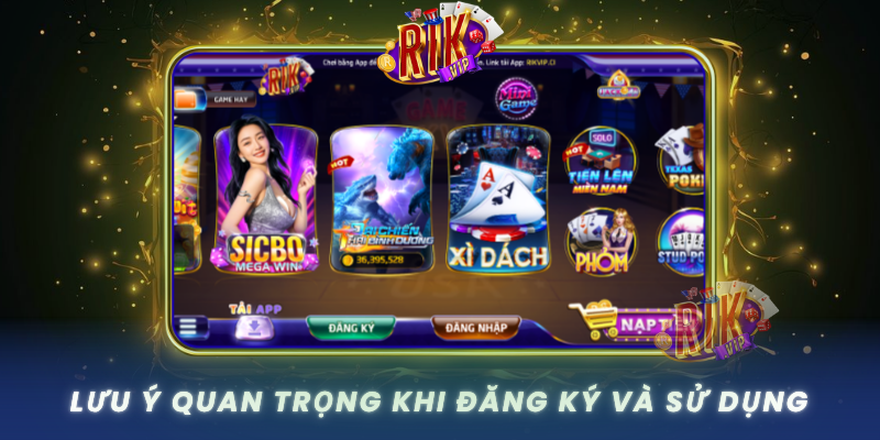 Luu Y Quan Trong Khi Dang Ky Va Su Dung