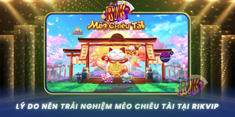 Mèo Chiêu Tài RIKVIP – Game May Mắn Đổi Thưởng Hấp Dẫn 3 Ly Do Nen Trai Nghiem Meo Chieu Tai Tai Rikvip